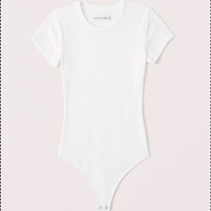 NWT A&F Short-Sleeved Crew Neck Bodysuit